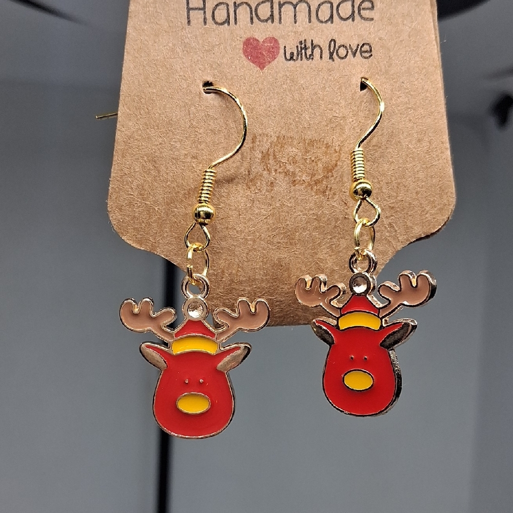 Handmade Christmas Earrings